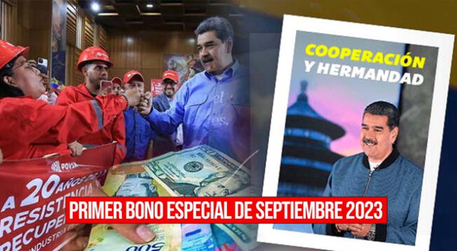 Revisa toda la información del primer bono especial de Venezuela para septiembre.