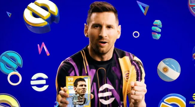 Lionel Messi seguirá siendo el embajador oficial de eFootball 2024.