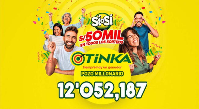 Revisa los resultados del sorteo de La Tinka del domingo 17 de septiembre de 2023 que tiene un pozo millonario de S/12.052,187.
