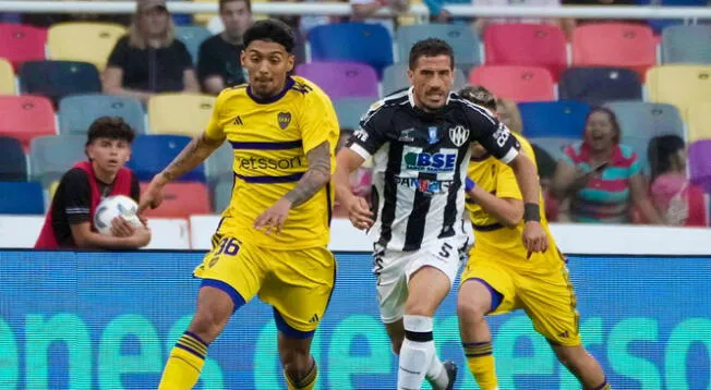 Boca y Central Córdoba se enfrentaron por la Copa de la Liga Profesional.