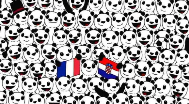 Ubica al balón escondido entre el grupo de pandas y supera el reto visual más divertido de Internet.