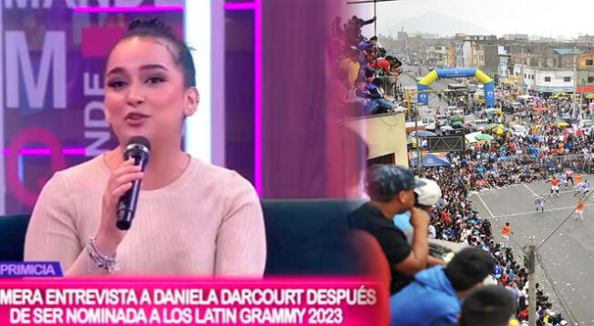 Daniela Darcourt se animó a mencionar el trabajo que realizaba en su infancia.
