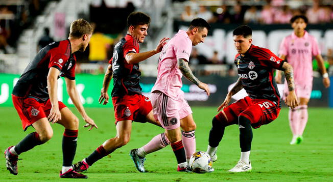 El partido de Inter Miami vs. Toronto jugaron por la MLS.