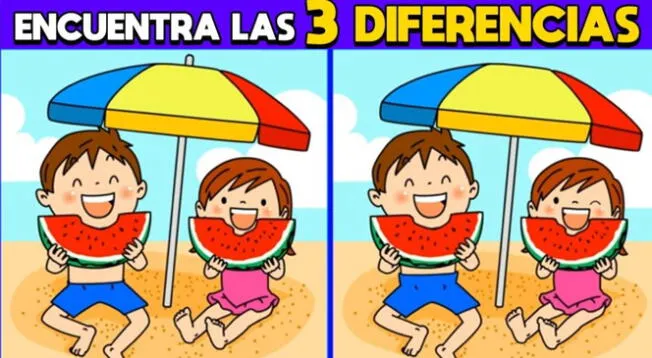 Halla las 3 diferencias en este desafío extremo y triunfa