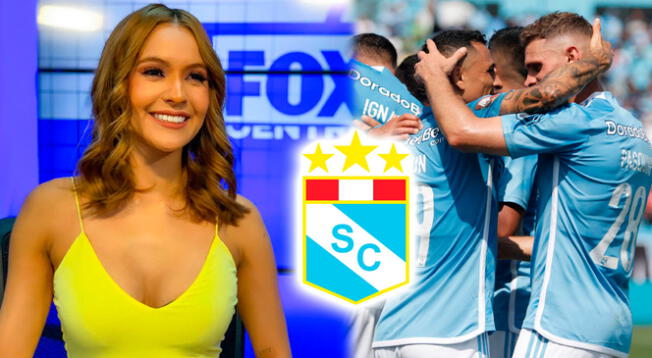 Sinea David, la periodista de FOX Deportes que confesó ser hincha de Sporting Cristal.