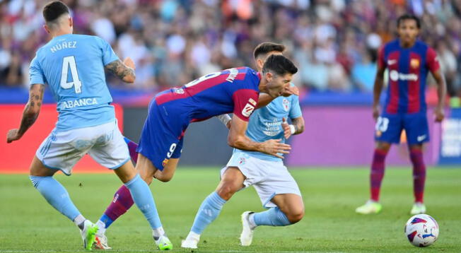 Barcelona visitó al Celta.