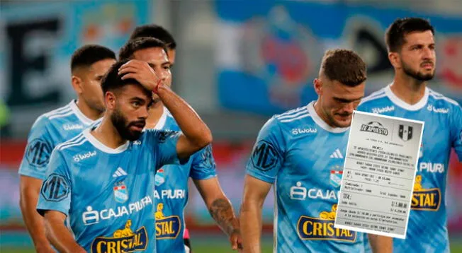 Sporting Cristal empató ante UTC y un hincha perdió miles de soles en apuesta.