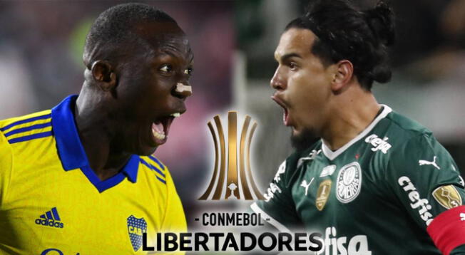 Boca vs. Palmeiras por la Copa Libertadores.
