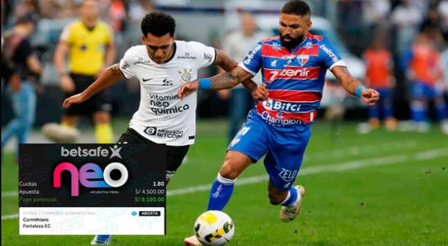Ganó 8100 soles tras apostar por empate entre Corinthians y Fortaleza: la jugada que se hizo viral