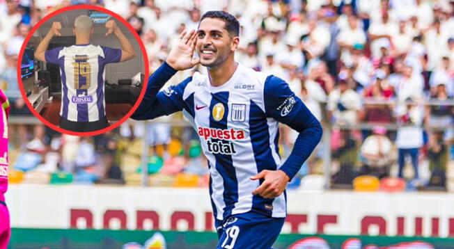 El atacante 'Íntimo' se alista para volver a las canchas con tremendo look.