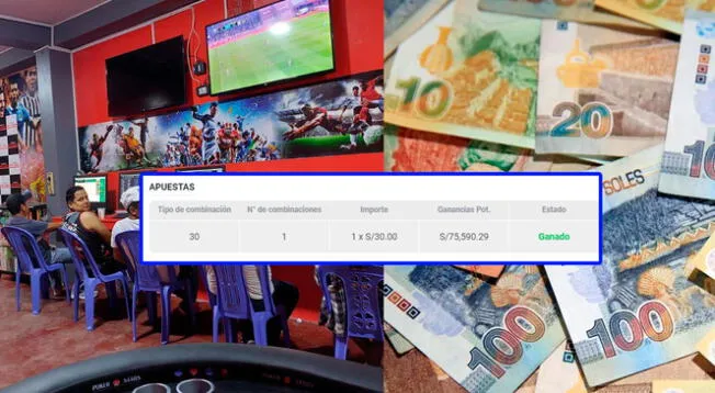 Con solo 30 soles se ganó 75 mil soles. ¿Cómo lo hizo con una apuesta? Aquí te lo contamos.