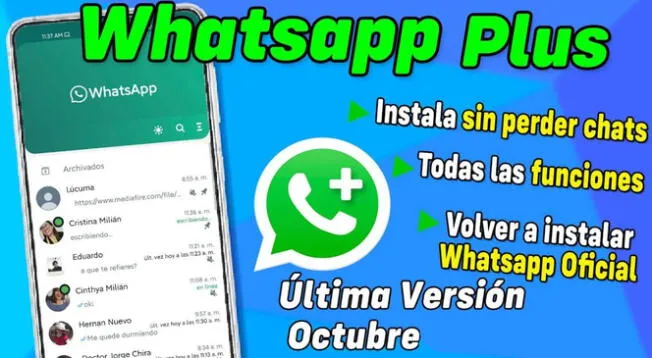 Conoce los pasos que debes seguir para descargar WhatsApp Plus última versión.