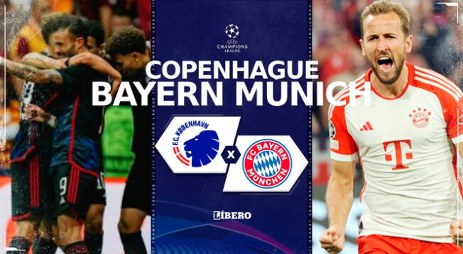 Copenhague vs Bayern Múnich por el Grupo A de la Champions League 2023-24