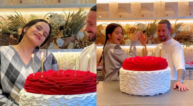 Rosalía hace su propia torta de cumpleaños y lo comparte