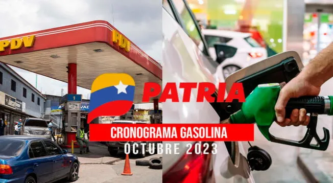 El cronograma para la entrega de Gasolina subsidiada en Venezuela por placa y número de cédula.