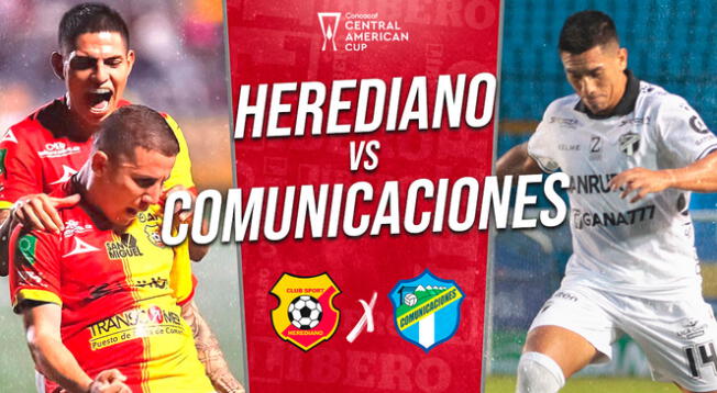 Herediano vs. Comunicaciones se enfrentan por la Copa Centroamericana CONCACAF.