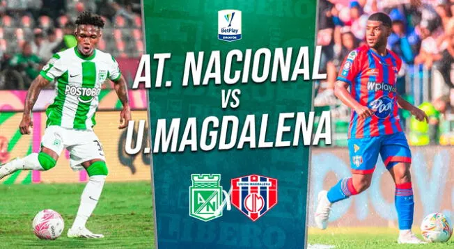 Atlético Nacional vs Unión Magdalena EN VIVO: a qué hora juegan y dónde ver Liga BetPlay