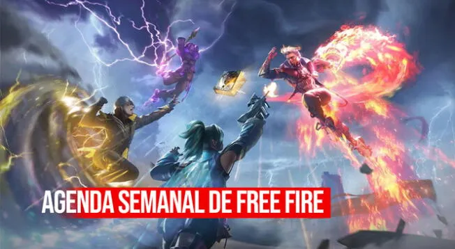 Revisa la agenda semanal de Free Fire, uno de los principales videojuegos.