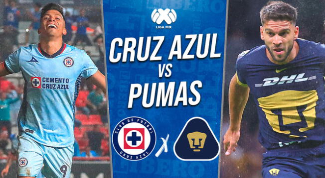 Cruz Azul vs. Pumas se enfrentan por la Liga MX