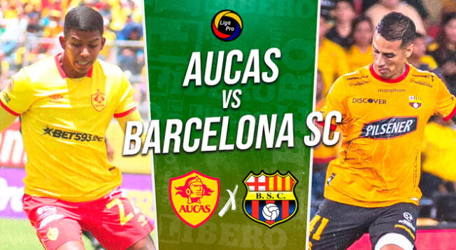 Aucas recibe a Barcelona SC en la Liga Pro.