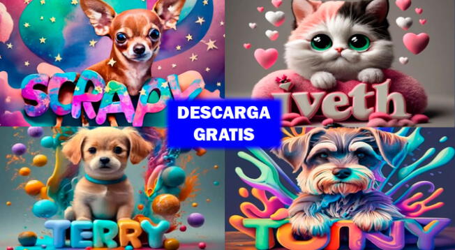 Chispita, Toreto, Chester, Tito, Scrapy son algunos de los nombres diseñados en 3D con IA.