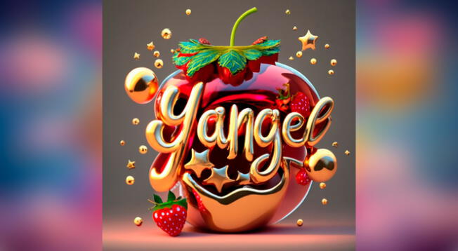 Yangel, con diseño en 3D | Ideogram