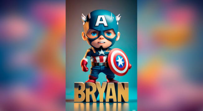 Bryan, con diseño en 3D | Ideogram