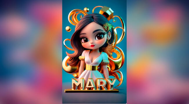 Mary, con diseño 3D | Ideogram