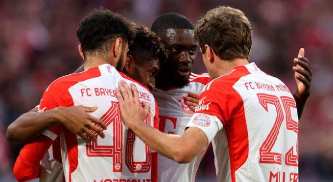 Bayern Múnich goleó en casa y se acerca al primer lugar de la Bundesliga