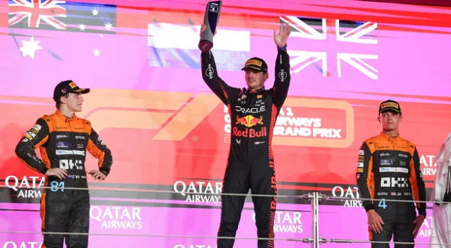 Max Verstappen ganó el GP de Qatar.