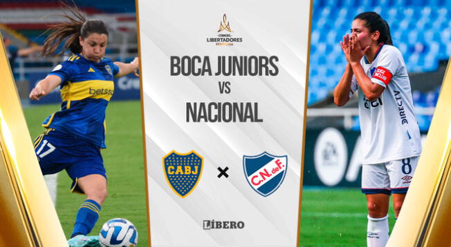 Boca Juniors vs. Nacional se enfrentan por la Copa Libertadores Femenina.