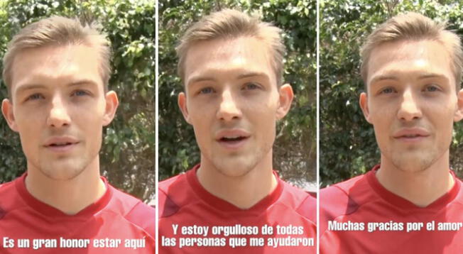 Oliver Sonne rompió su silencio y habló tras integrarse a la selección peruana.