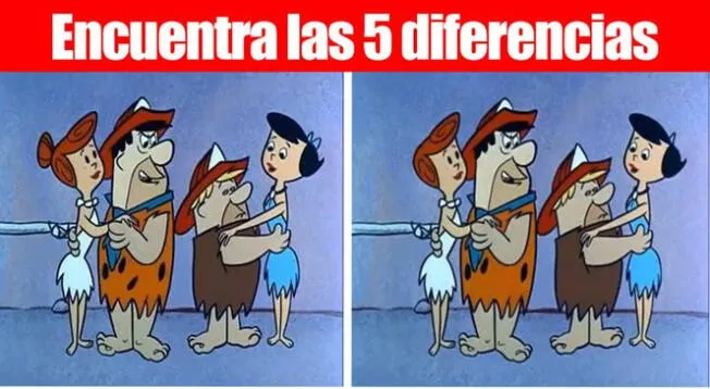 Encuentra las 5 diferencias en el ejercicio mental