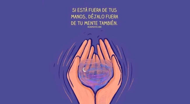 Si no puedes resolver un problema, libérate y prioriza tu salud mental.