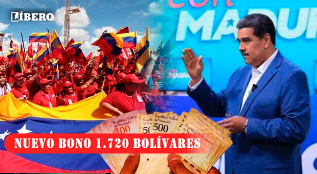 En esta nota podrás conocer todos los detalles del Nuevo Bono 1.720 bolívares.