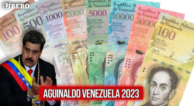 Conoce los 5 montos que recibirán como parte del Aguinaldo Venezuela 2023.