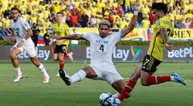 Colombia empató 2-2 con Uruguay por las Eliminatorias 2026