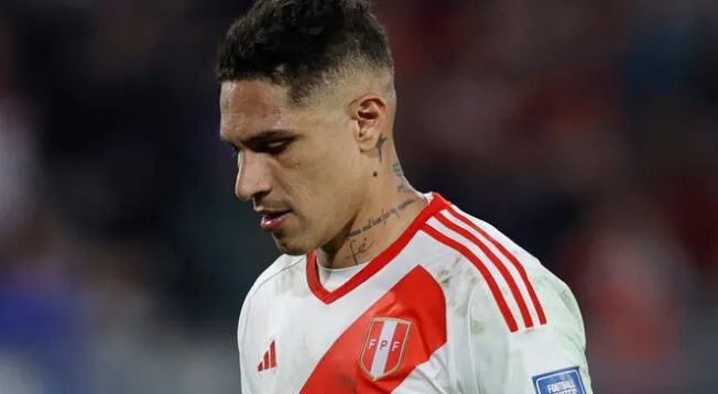 Paolo Guerrero mostró su desazón por el desempeño de Perú ante Chile