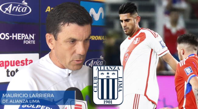 Mauricio Larriera se refirió a la lesión que sufrió Carlos Zambrano ante Chile