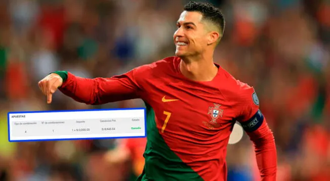 Un joven peruano se llevó miles de soles por confiar en triunfo de Portugal de Cristiano Ronaldo.