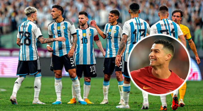Jugador de Argentina que tiene como ídolo a Cristiano Ronaldo jugaría ante Perú