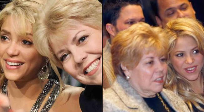 Shakira vuelve a Colombia por salud de su madre Nidia Ripoll