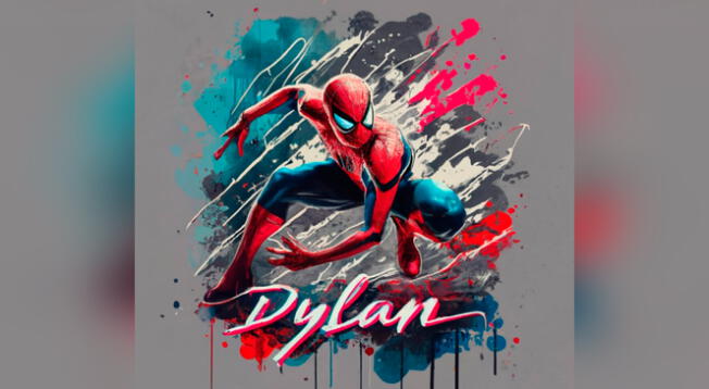 SpiderMan con IA. Foto: IdeoGram SpiderMan con IA. Foto: IdeoGram