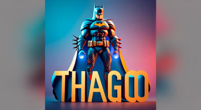Batman en IA. Foto: IdeoGram Batman en IA. Foto: IdeoGram