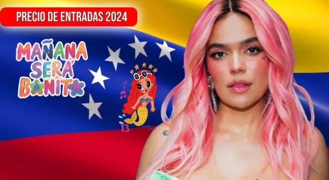 Conoce el precio de entradas para el concierto de Karol G en Venezuela en el 2024.