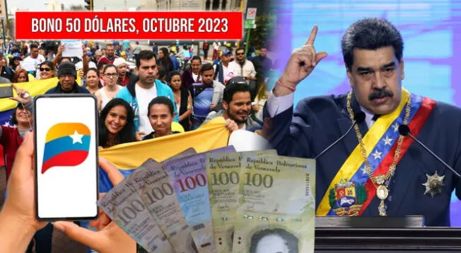 Entérate cómo registrarte vía Sistema Patria para recibir el bono de 50 dólares en Venezuela.