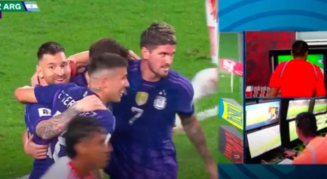 Lionel Messi puso el 3-0 ante Perú pero fue anulado