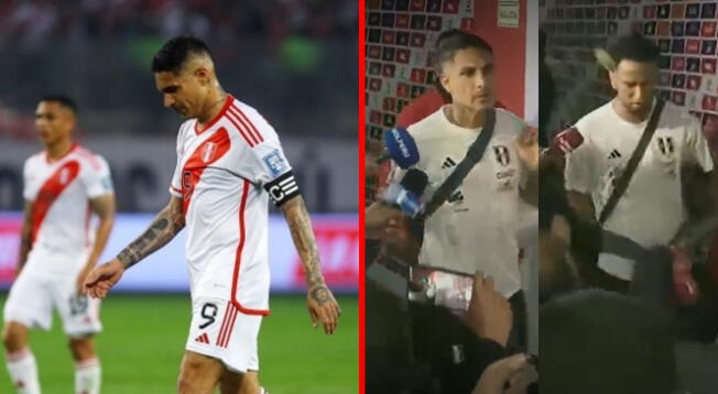 Los jugadores de la selección peruana se fueron molestos del Estadio Nacional.