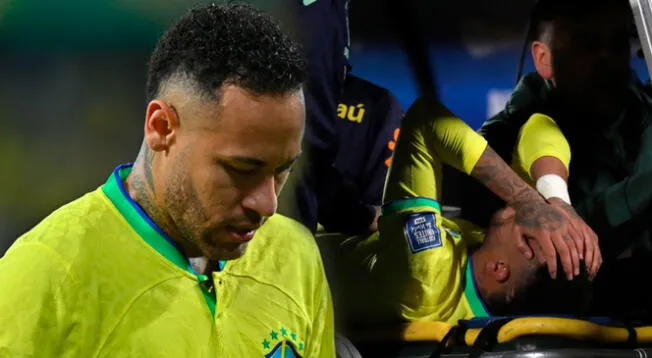 Neymar sufrió la rotura del ligamento cruzado y del menisco de la rodilla