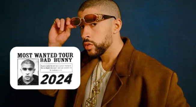 Bad Bunny confirmó las fechas para su gira mundial 'Most Wanted Tour' en el 2024.